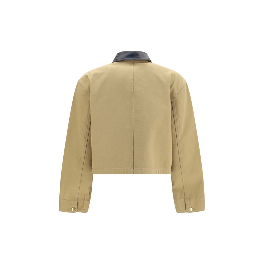 Balenciaga Beige Baumwolljacke in voller Länge