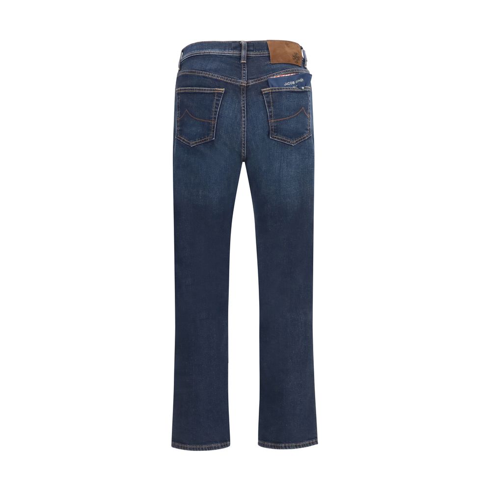 Jacob Cohen Blaue Jeans aus Baumwolle im geraden Schnitt