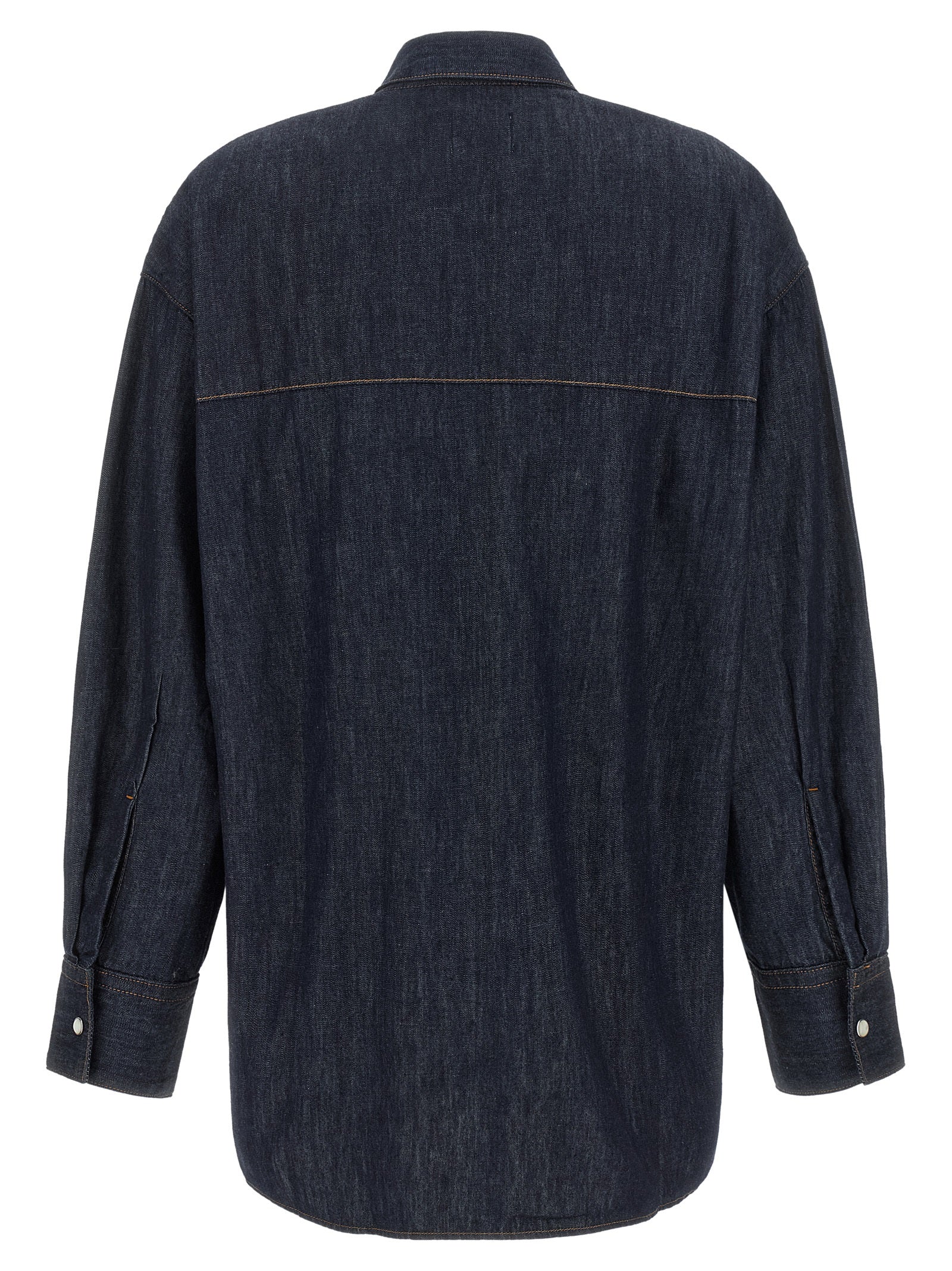 Khaite Blaue Baumwollbluse