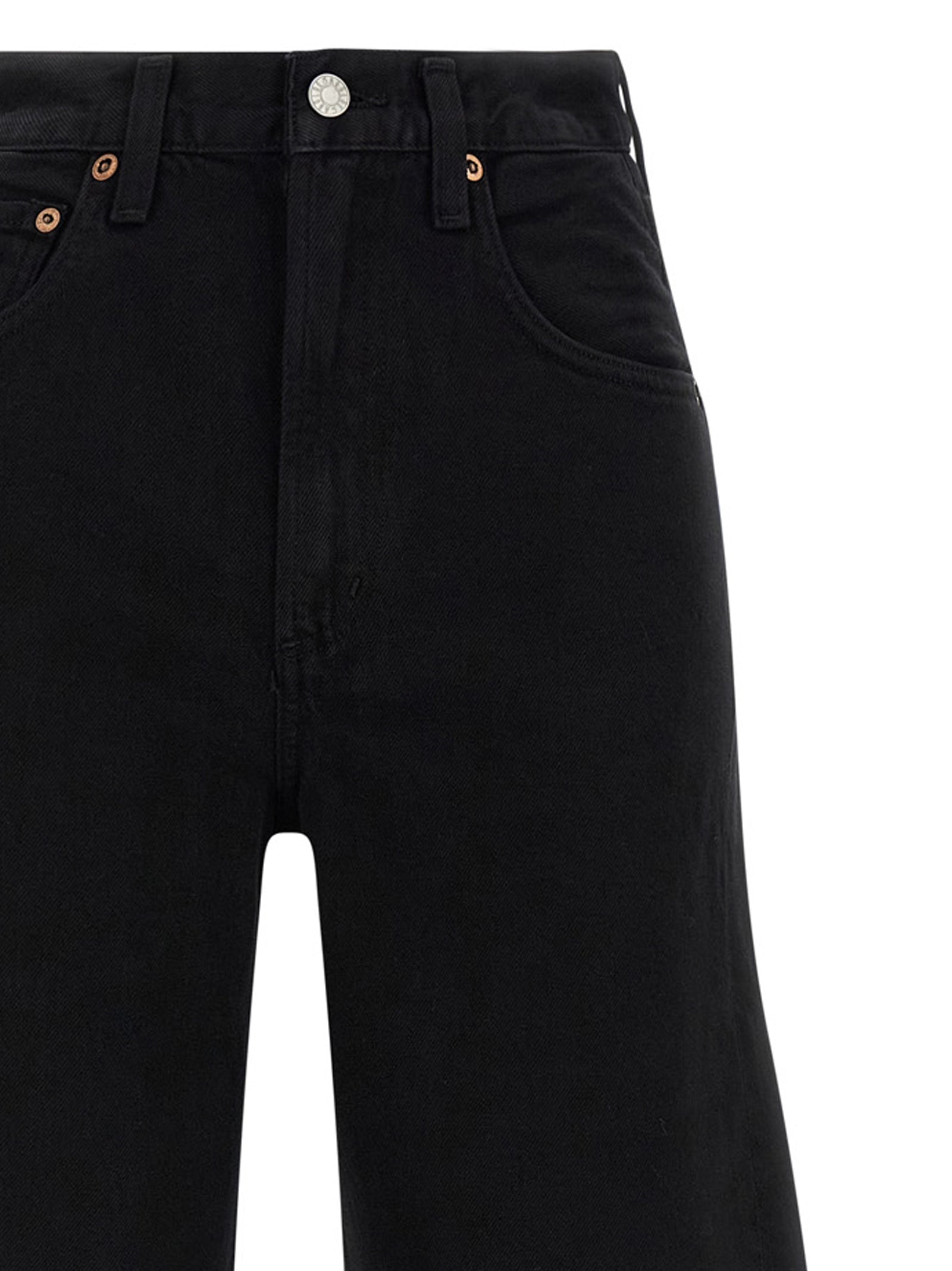Agolde Schwarze Baumwolljeans Denim