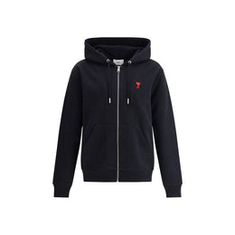 Ami Paris Schwarzer Baumwoll-Sweatshirt