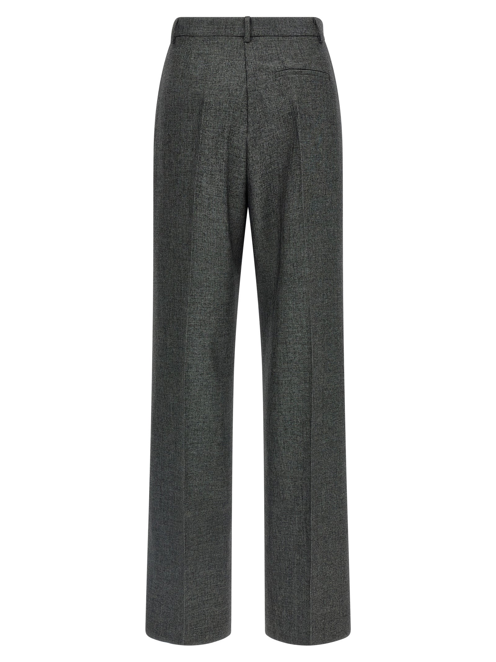 The Andamane Graue Polyester-Anzughose