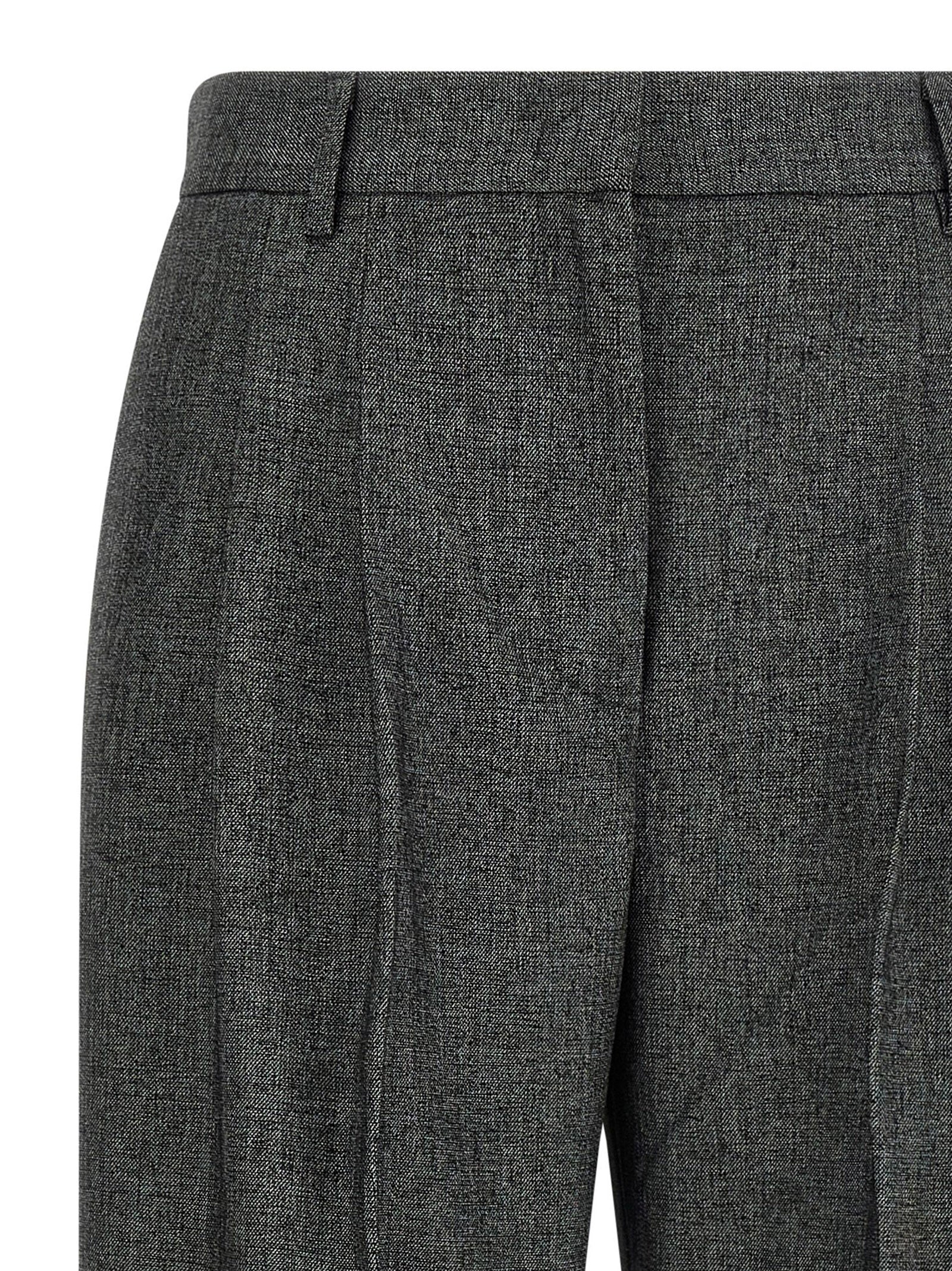 The Andamane Graue Polyester-Anzughose