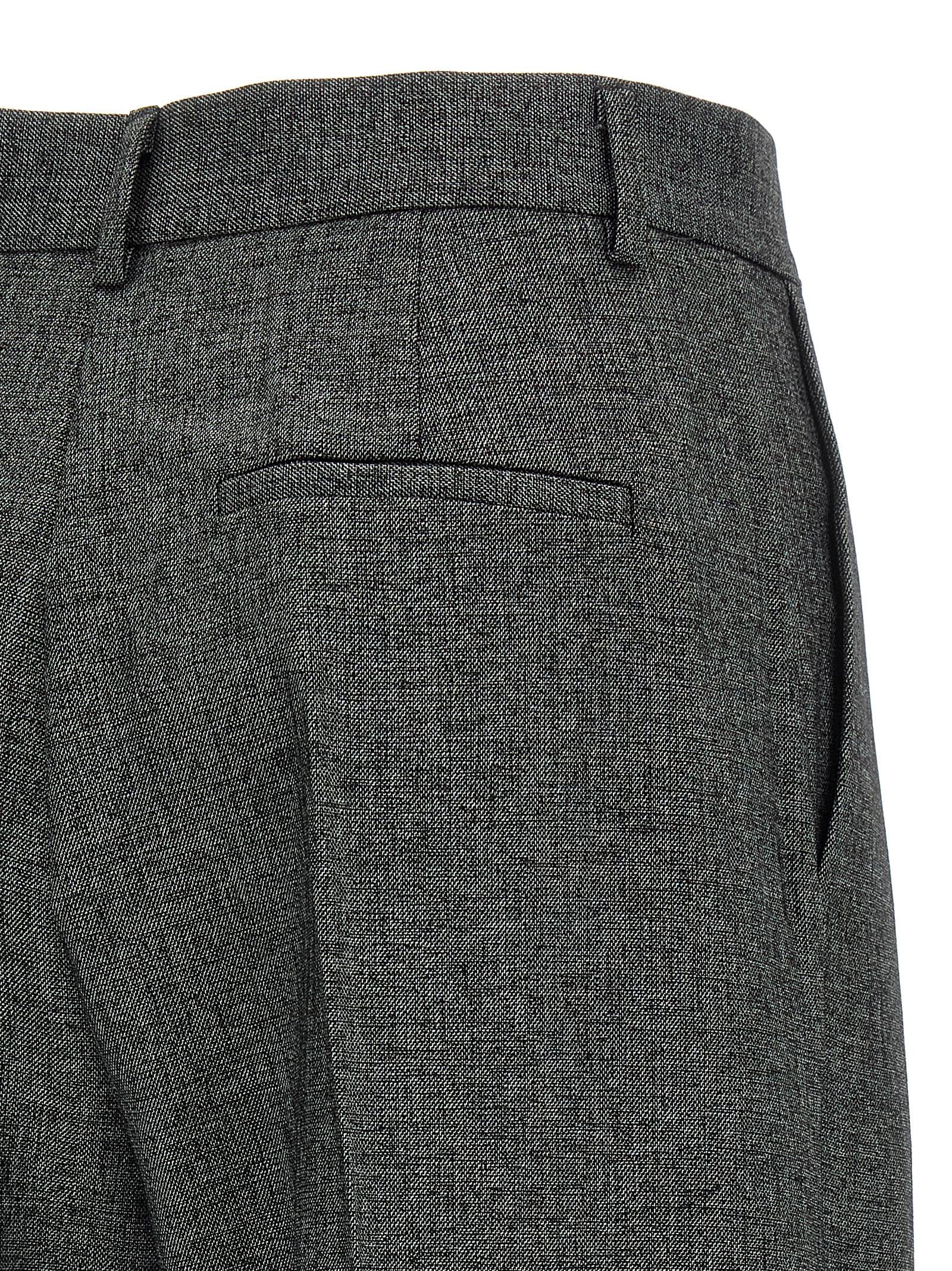 The Andamane Graue Polyester-Anzughose