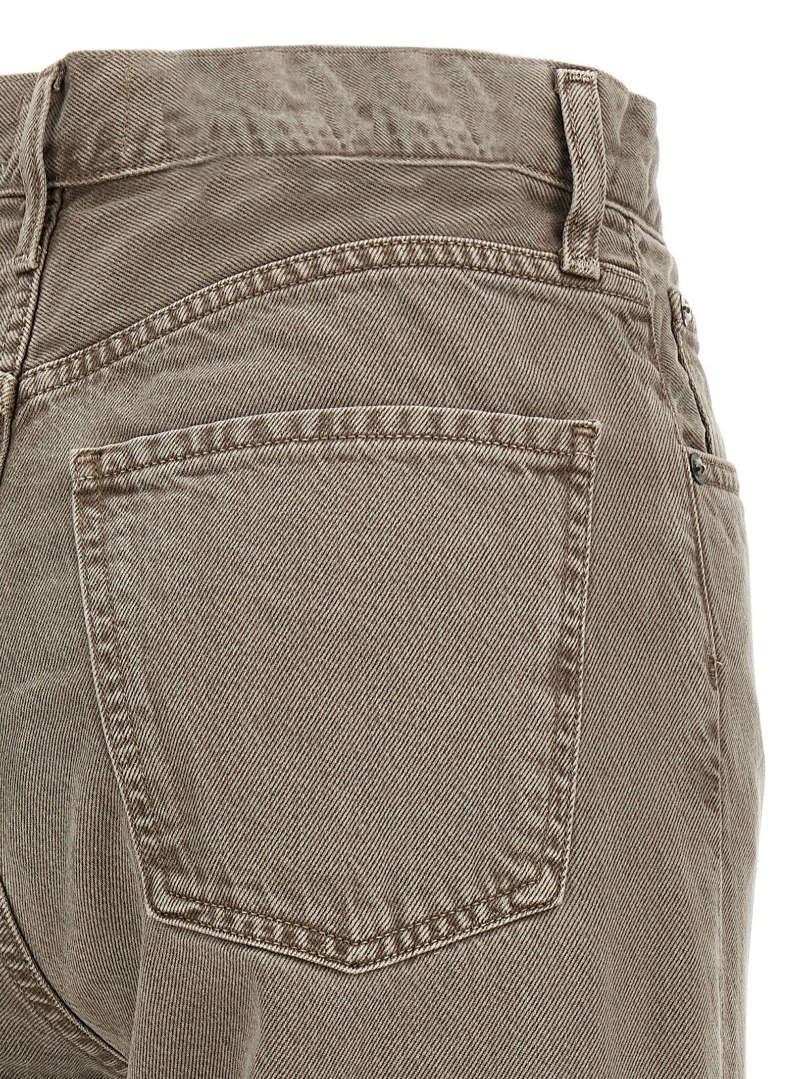 Agolde Braune Lyocell Jeans im Relaxed Fit