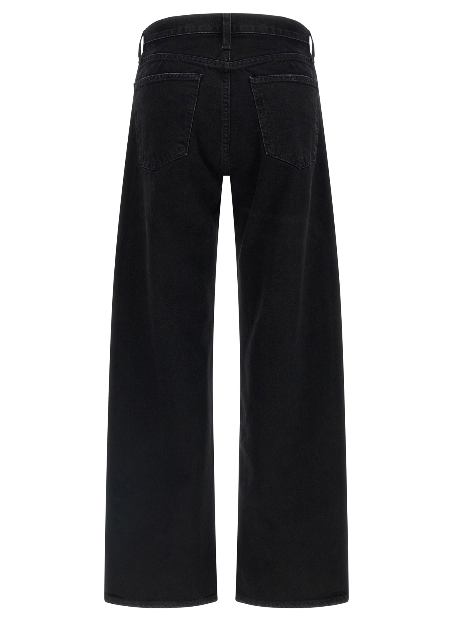 Agolde Schwarze Baumwolljeans im Relaxed Fit