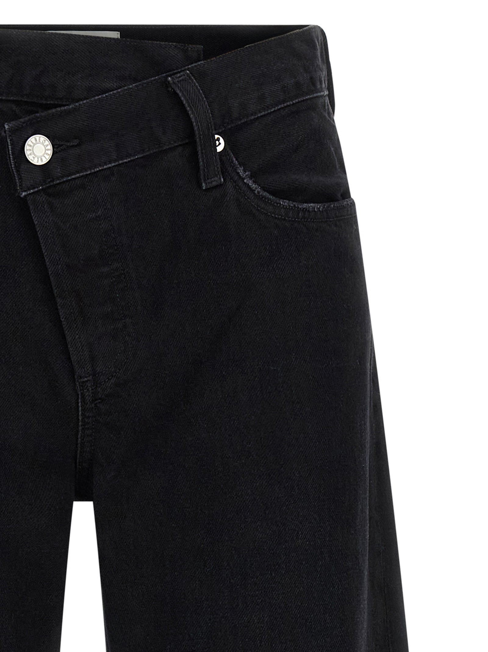 Agolde Schwarze Baumwolljeans im Relaxed Fit
