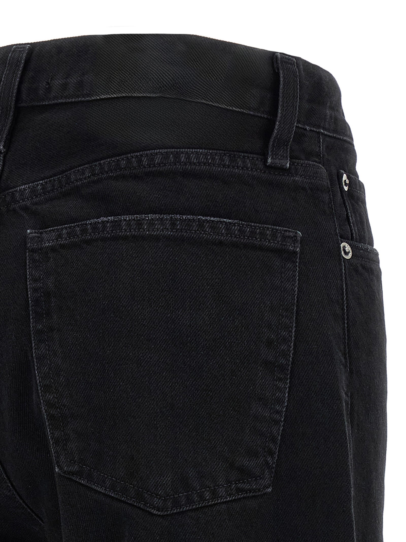 Agolde Schwarze Baumwolljeans im Relaxed Fit