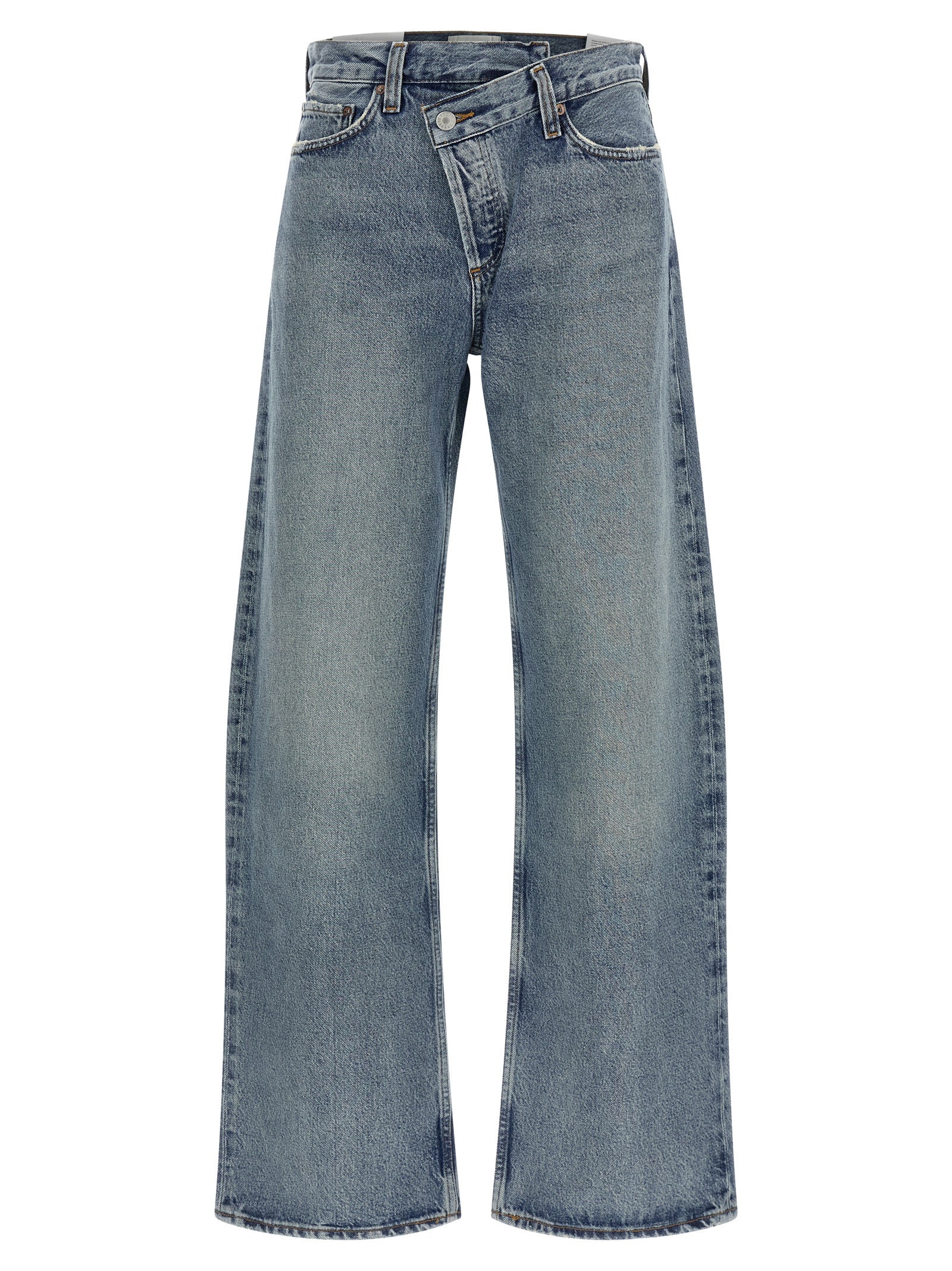 Agolde Blaue Baumwolljeans im Relaxed Fit