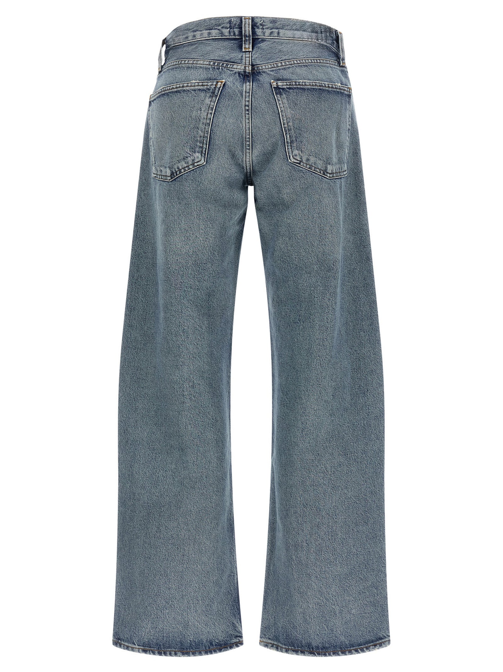 Agolde Blaue Baumwolljeans im Relaxed Fit