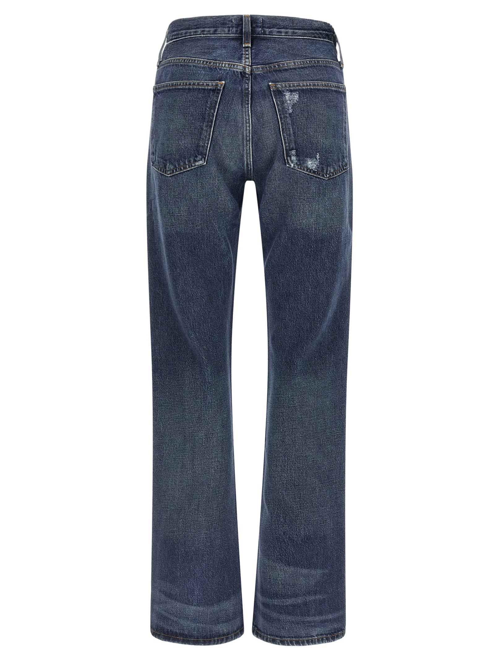 Agolde Blaue Bootcut-Jeans aus Baumwolle