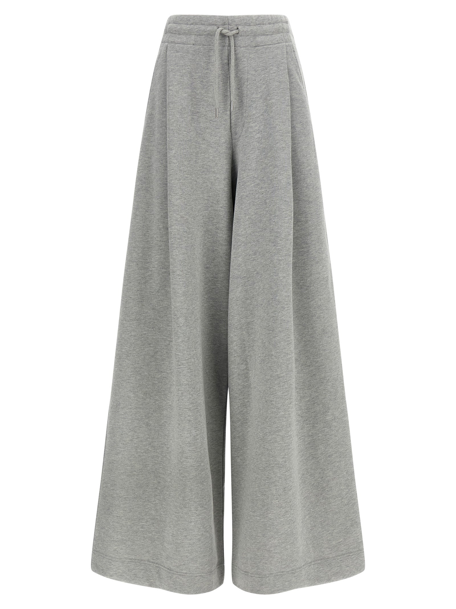Dries Van Noten Graue Baumwoll-Freizeithose