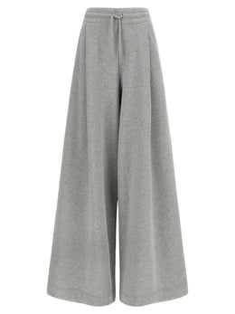 Dries Van Noten Graue Baumwoll-Freizeithose
