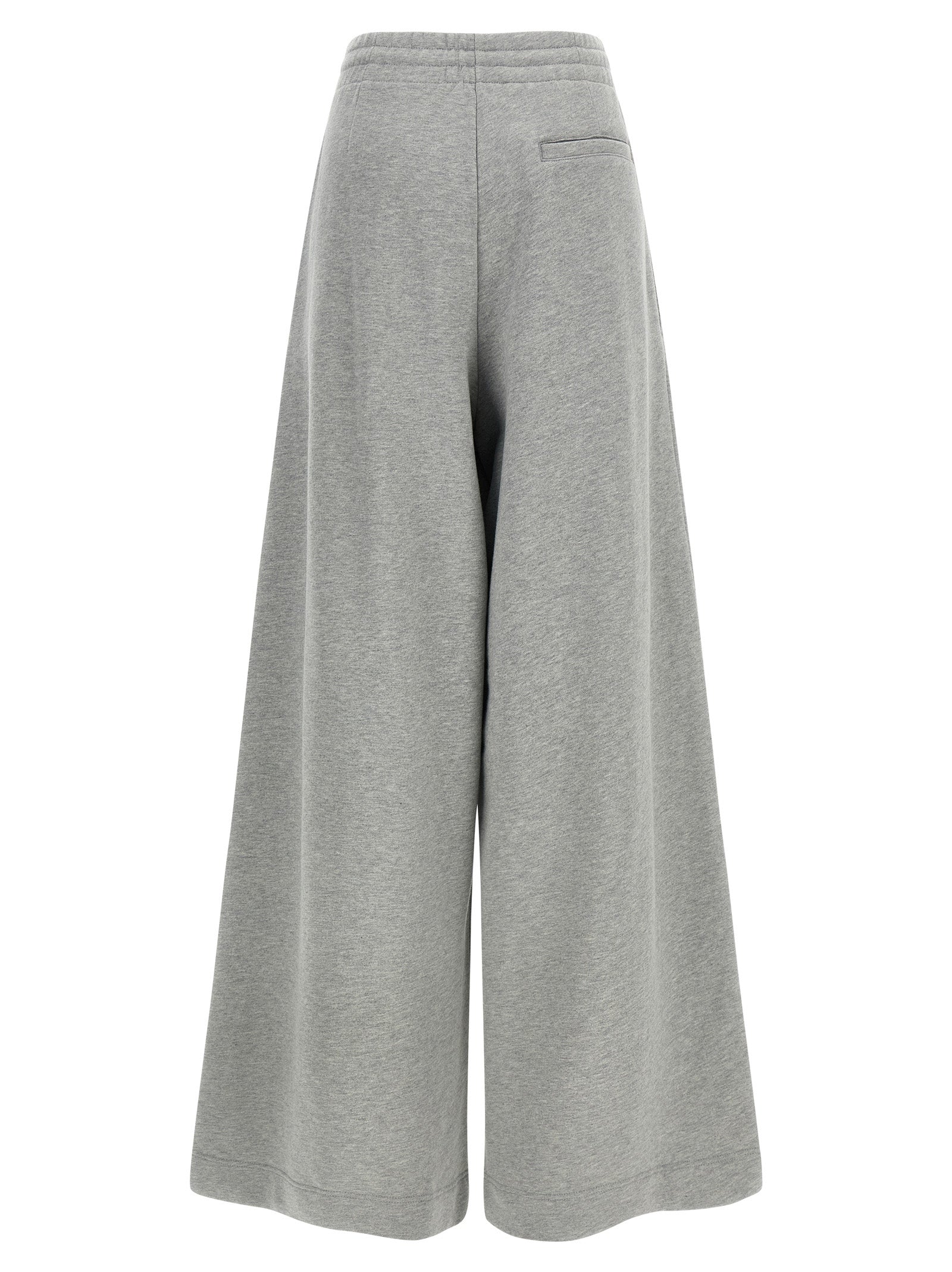 Dries Van Noten Graue Baumwoll-Freizeithose