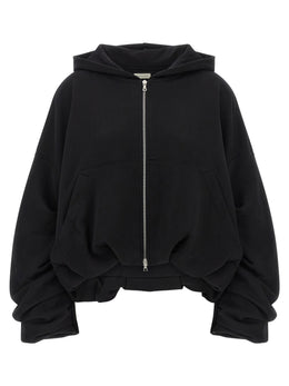 Dries Van Noten Schwarzer Baumwoll-Hoodie