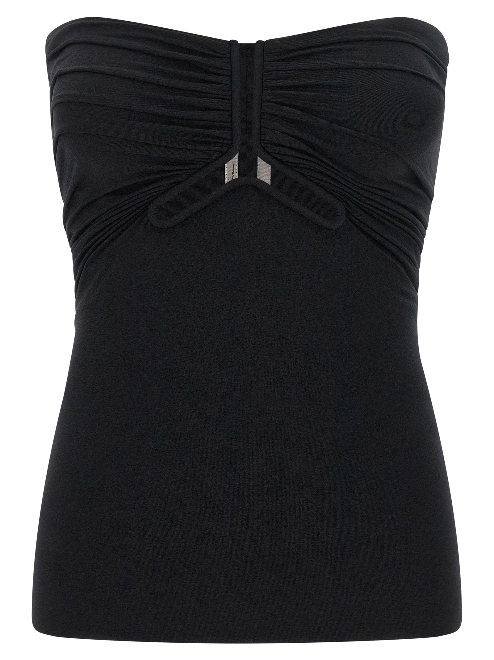 Rick Owens Schwarze Tanktops aus Nylon