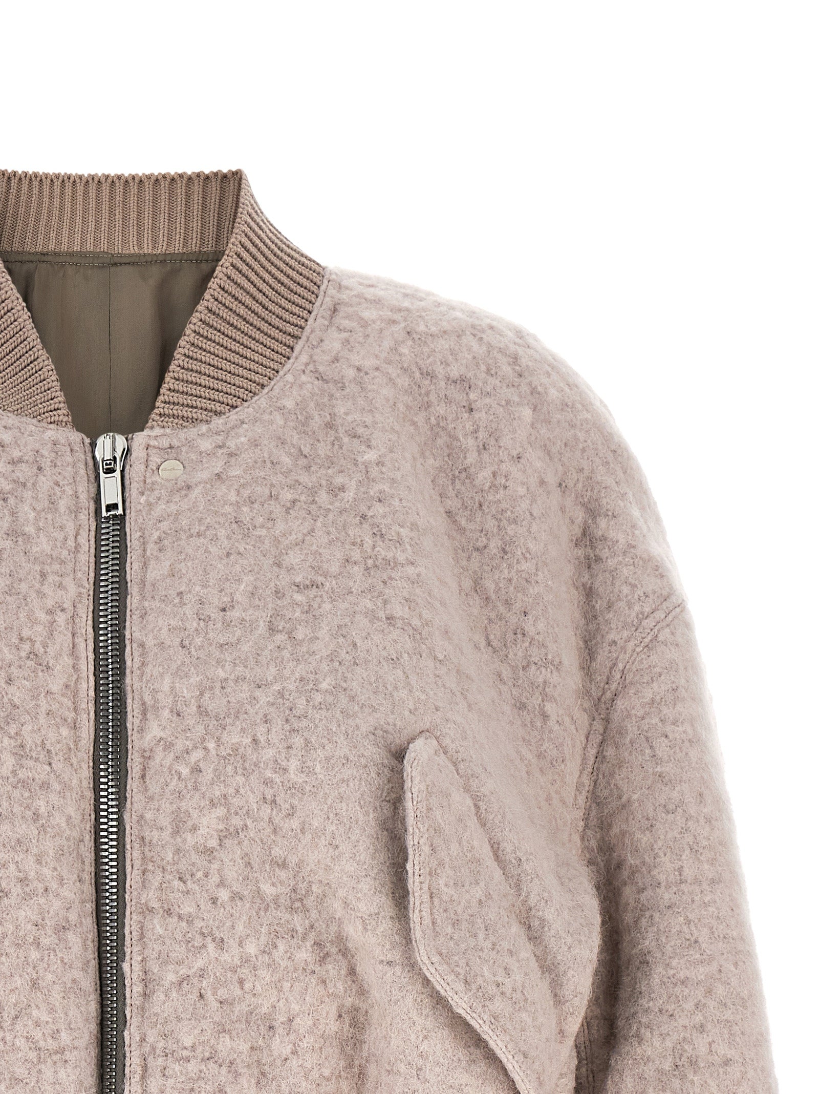 Rick Owens Bomberjacke aus mehrfarbigem Marabu
