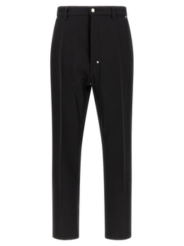 Rick Owens Schwarze Baumwoll-Freizeithose