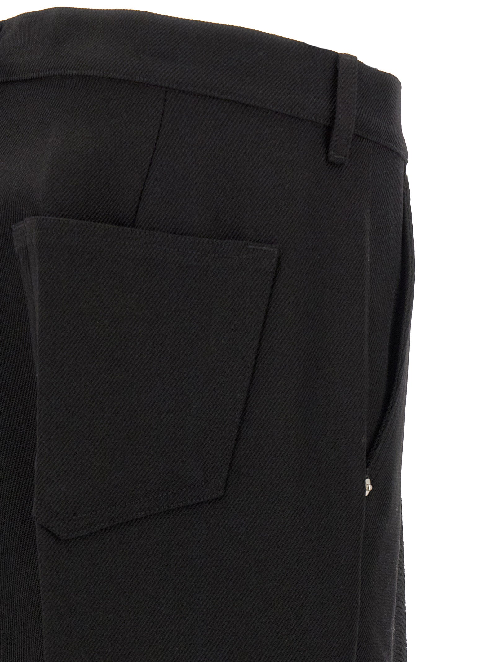 Rick Owens Schwarze Baumwoll-Freizeithose