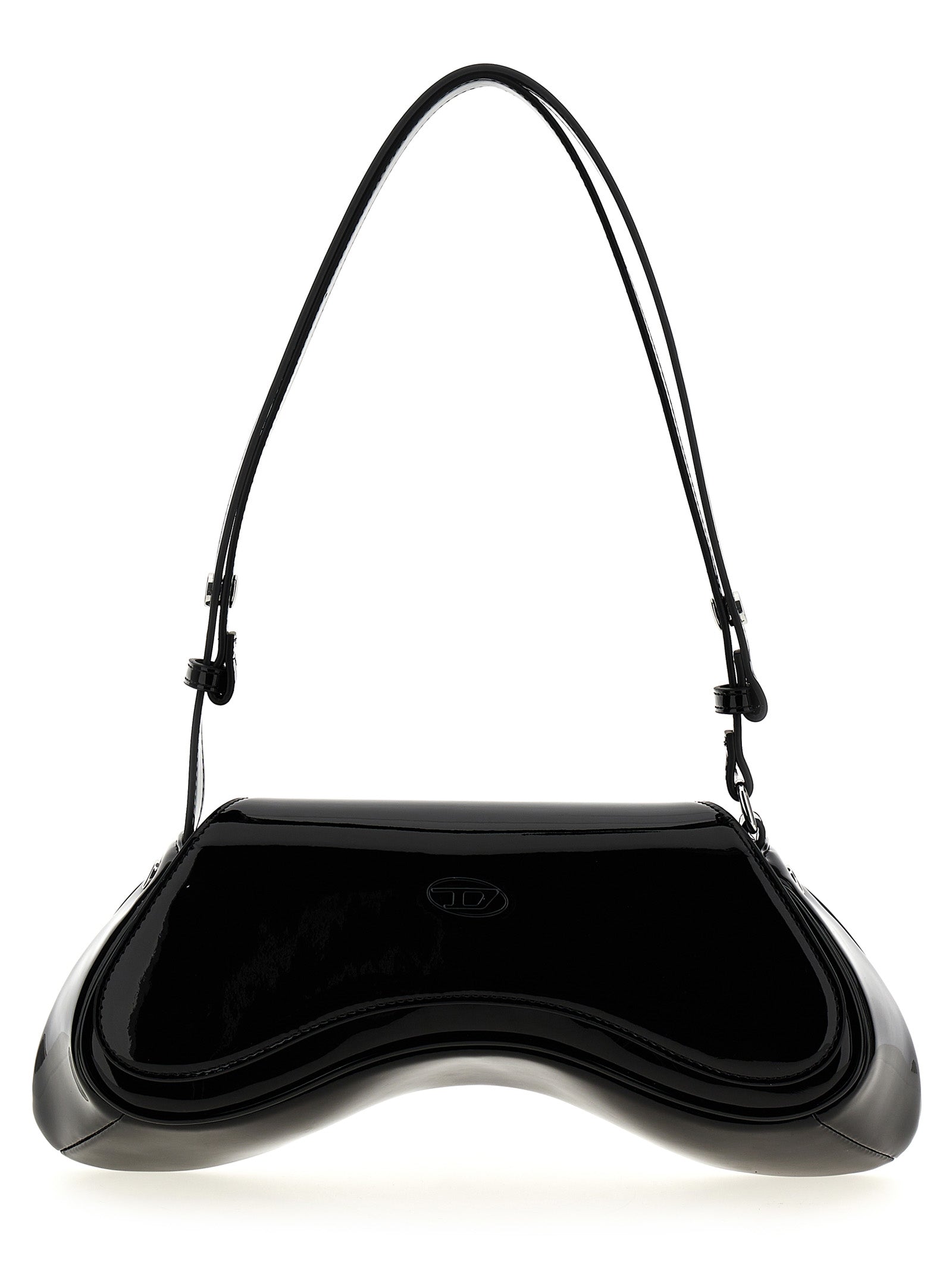 Diesel Schwarze Schultertasche aus Polyethylen