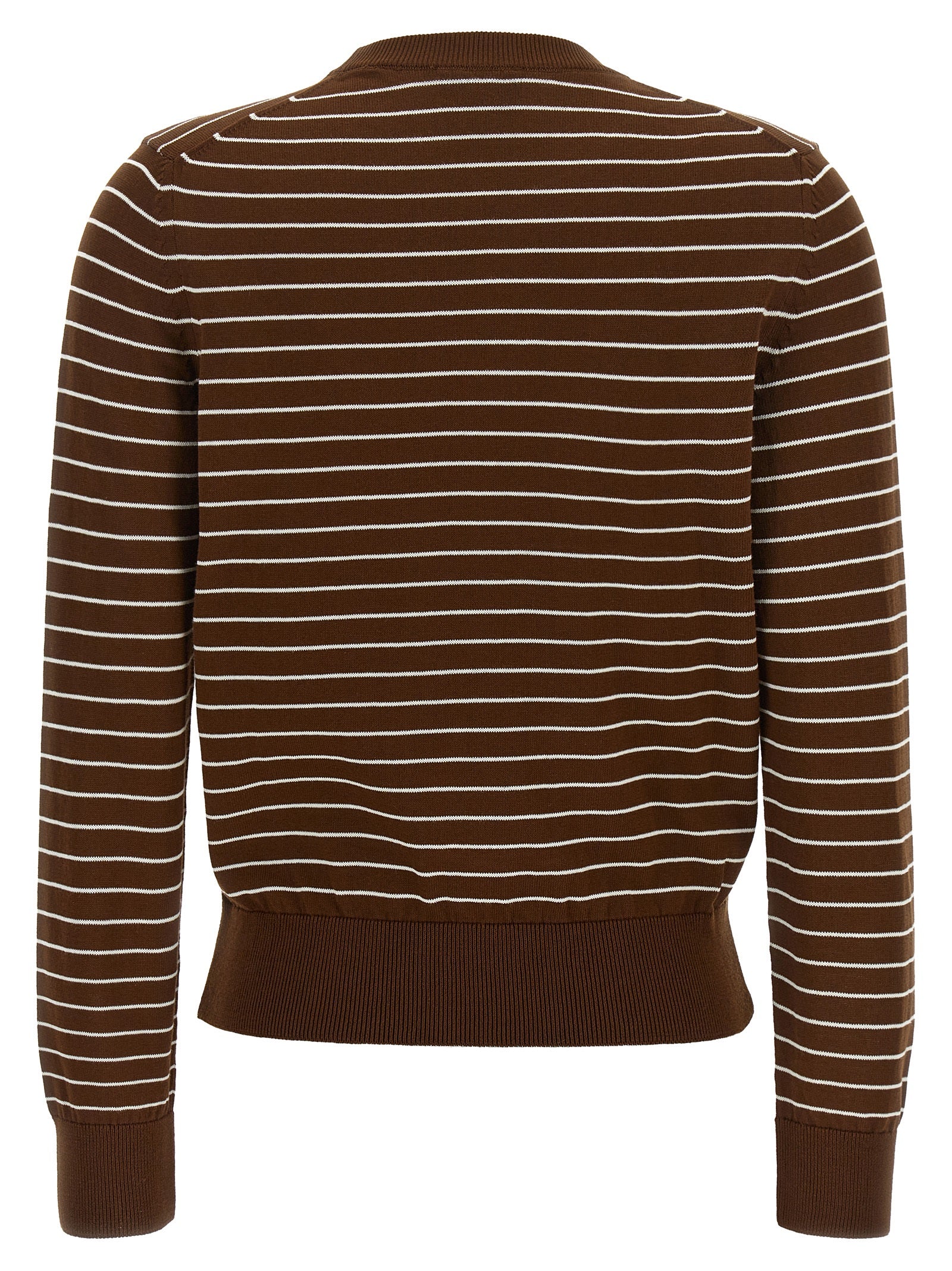 A.P.C. Brauner Baumwollcardigan