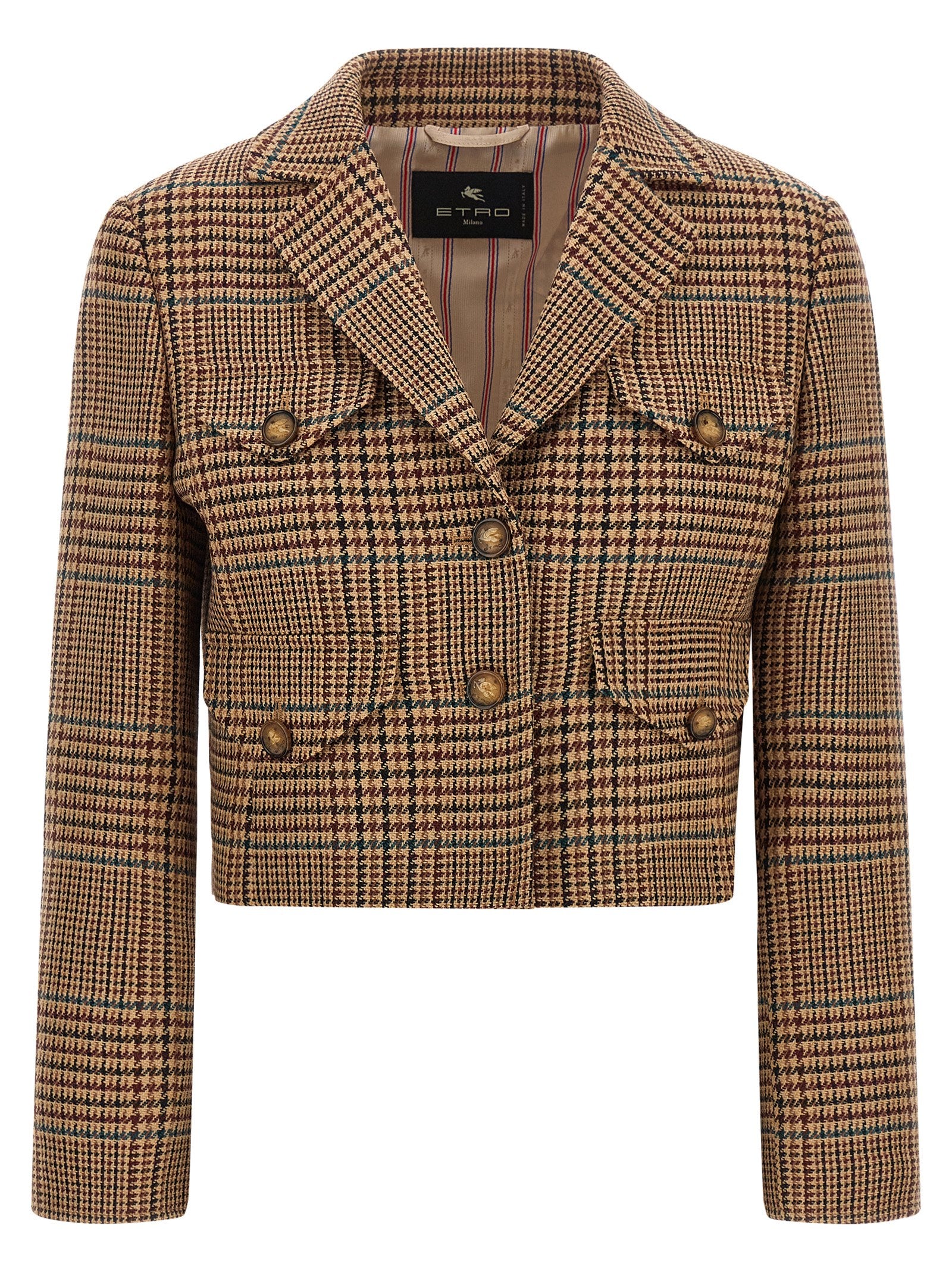Etro Brauner Wollblazer