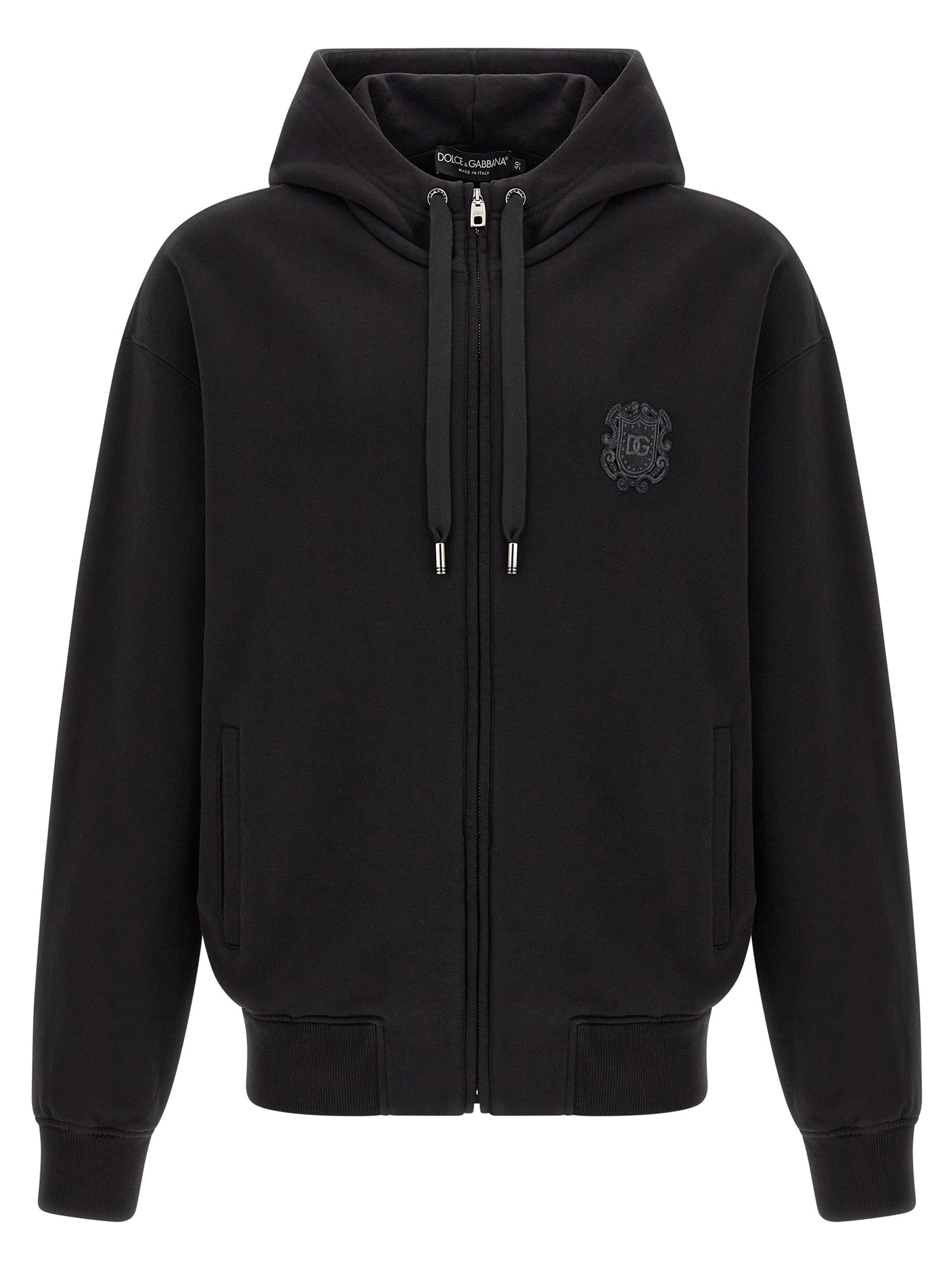 Dolce & Gabbana Schwarzer Baumwoll-Sweatshirt