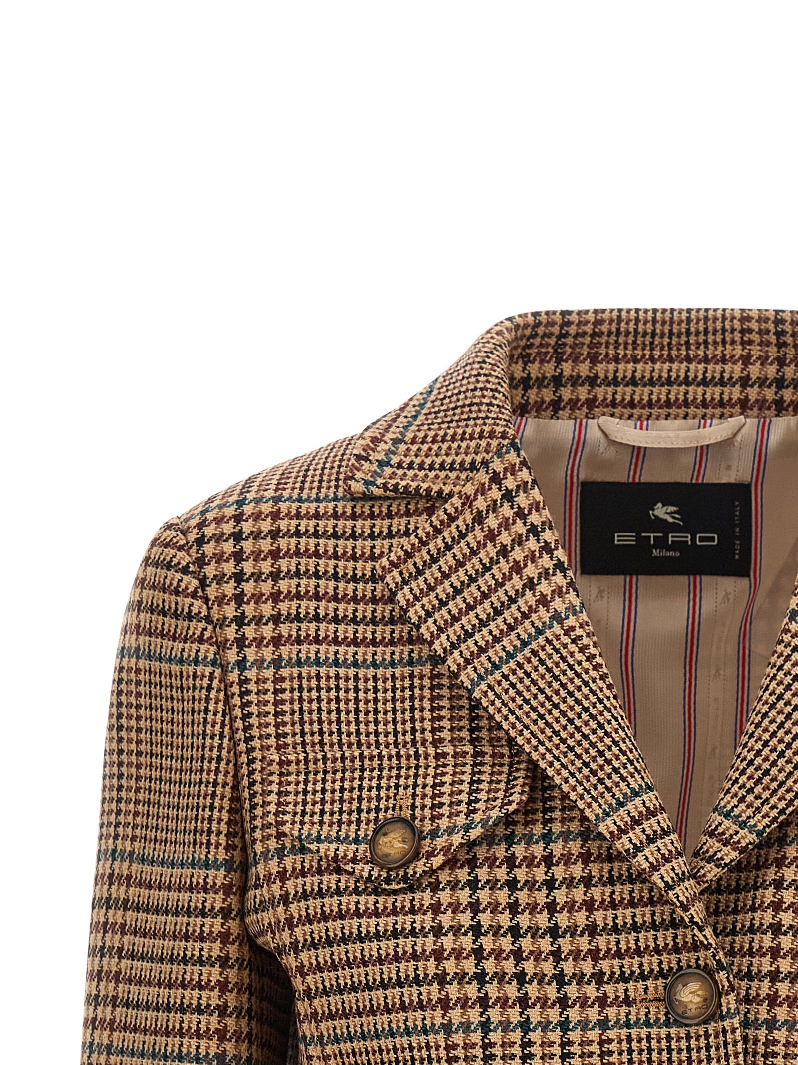 Etro Brauner Wollblazer