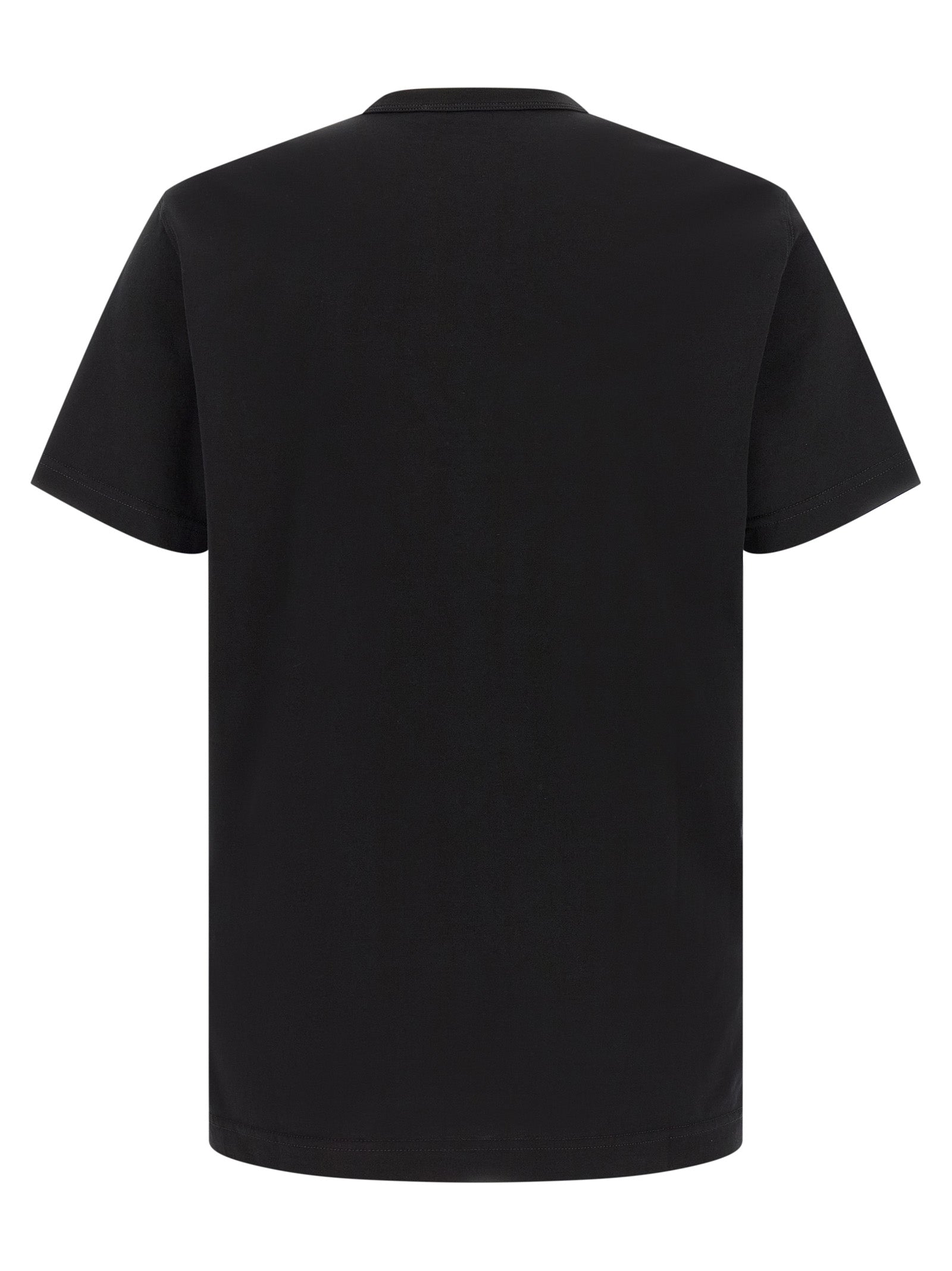 Dolce & Gabbana Schwarzes Baumwoll-T-Shirt