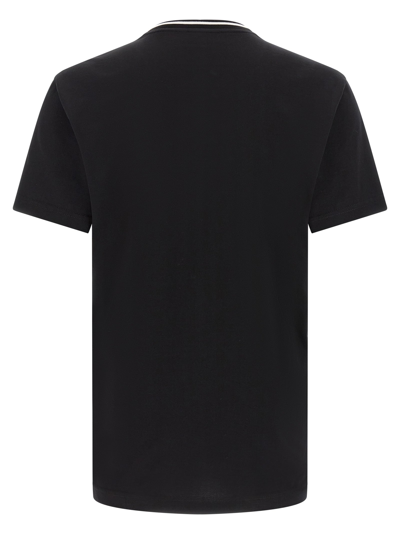 Dolce & Gabbana Schwarzes Baumwoll-T-Shirt
