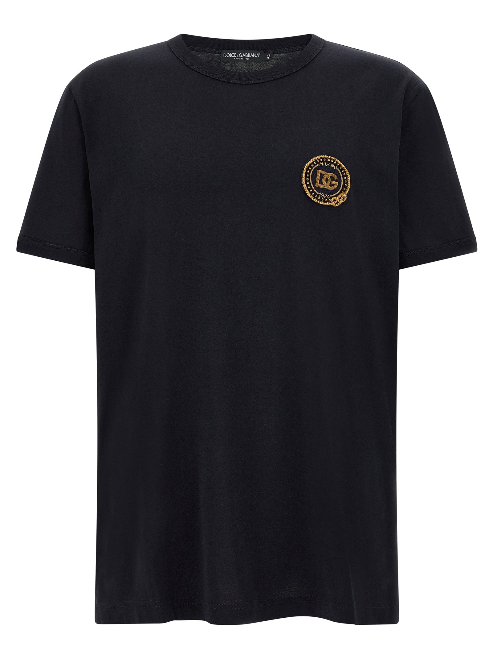 Dolce & Gabbana Blaues Baumwoll-T-Shirt