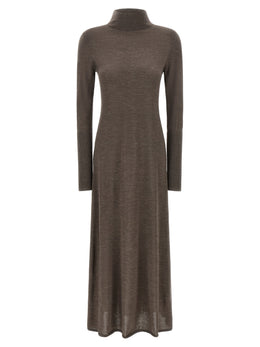 PINKO Langes Wollkleid in Beige