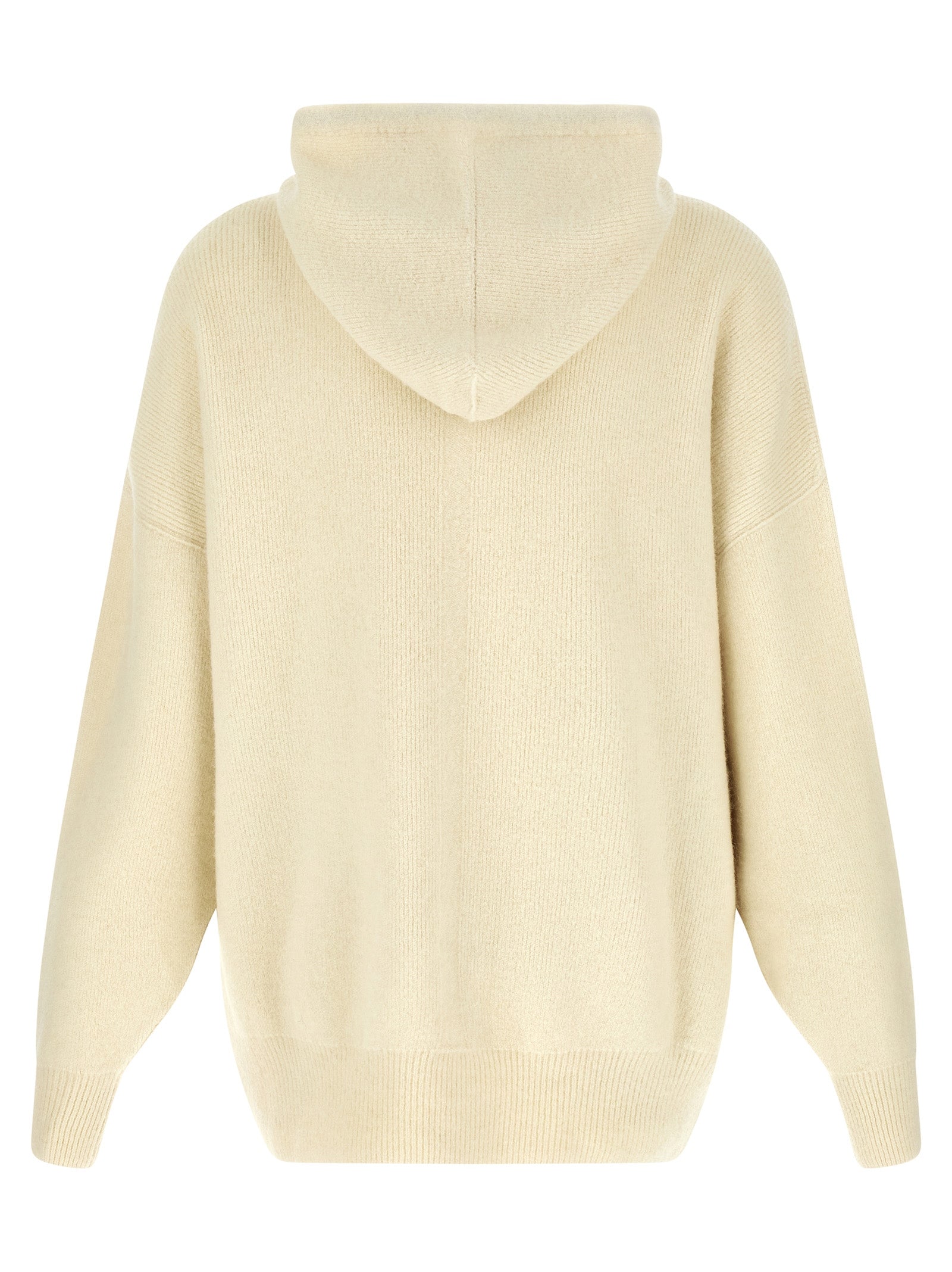 Rick Owens Weißes Marabou-Sweatshirt