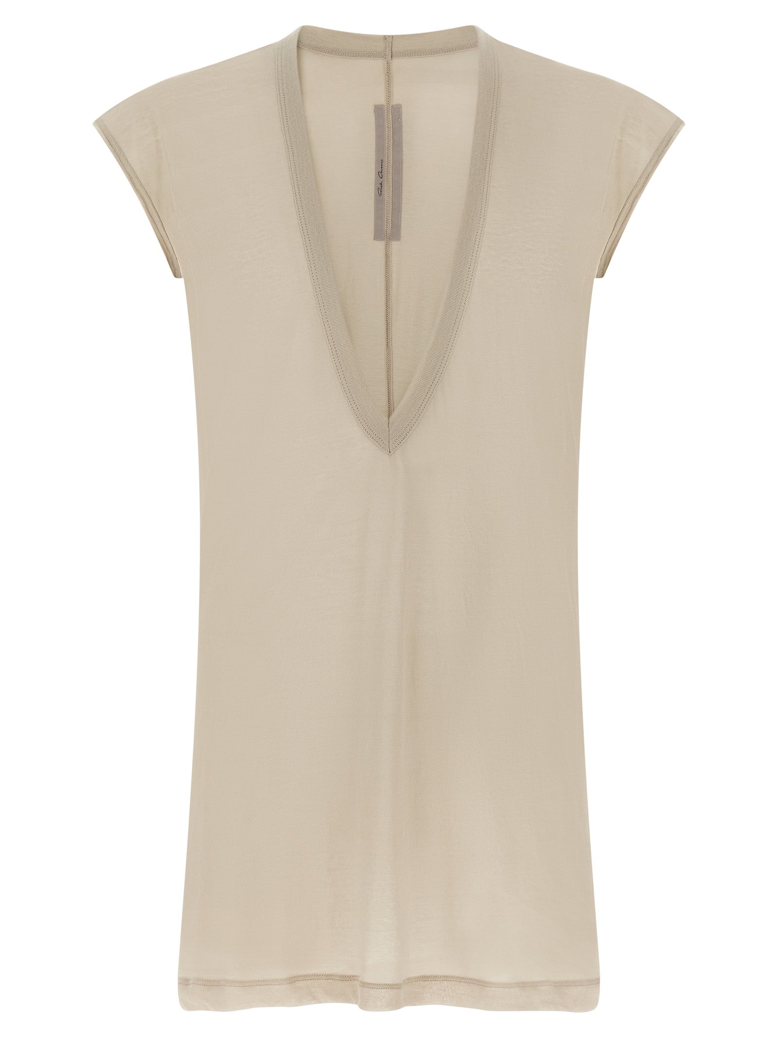 Rick Owens Beiges Baumwoll-T-Shirt