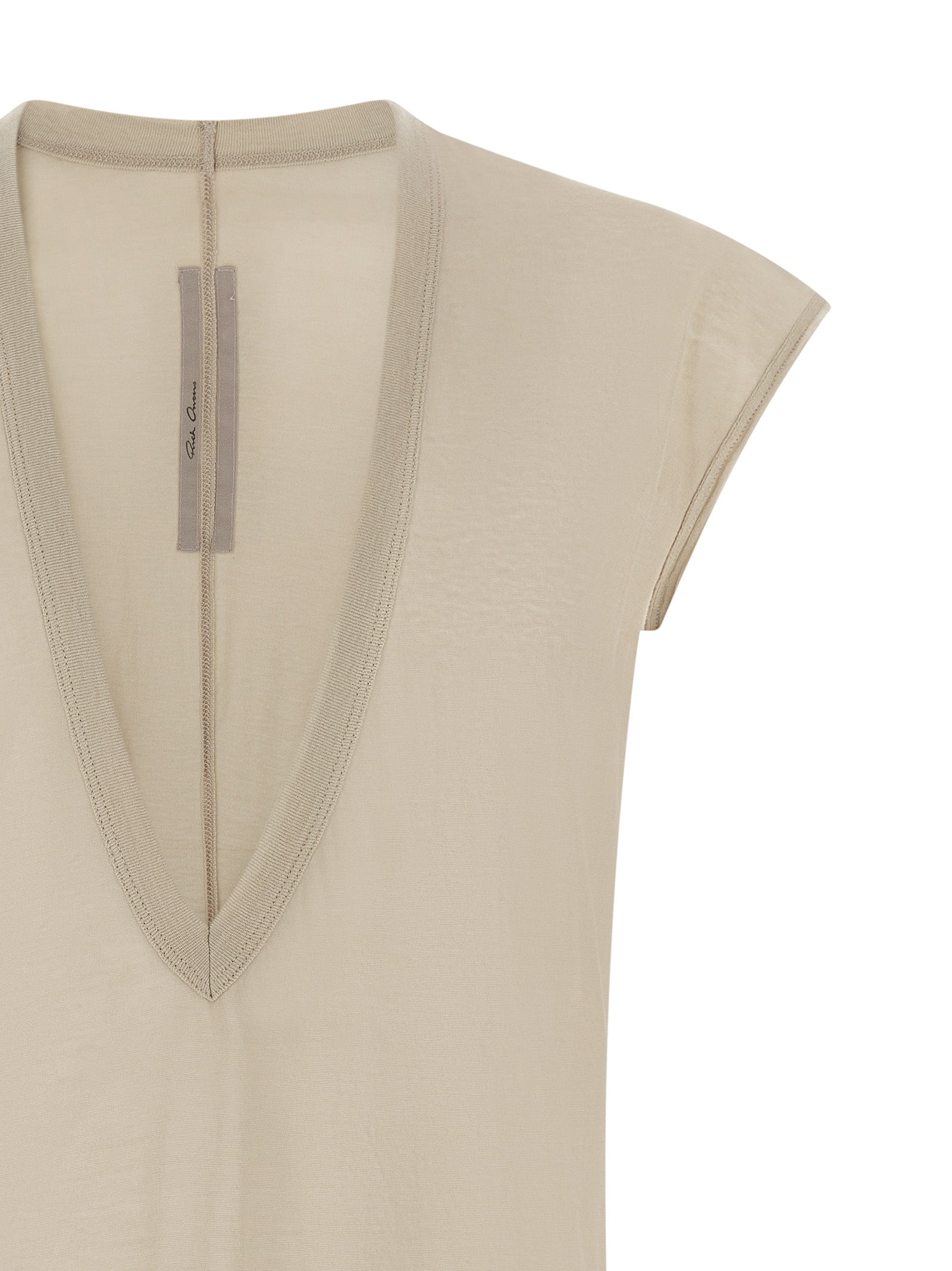 Rick Owens Beiges Baumwoll-T-Shirt