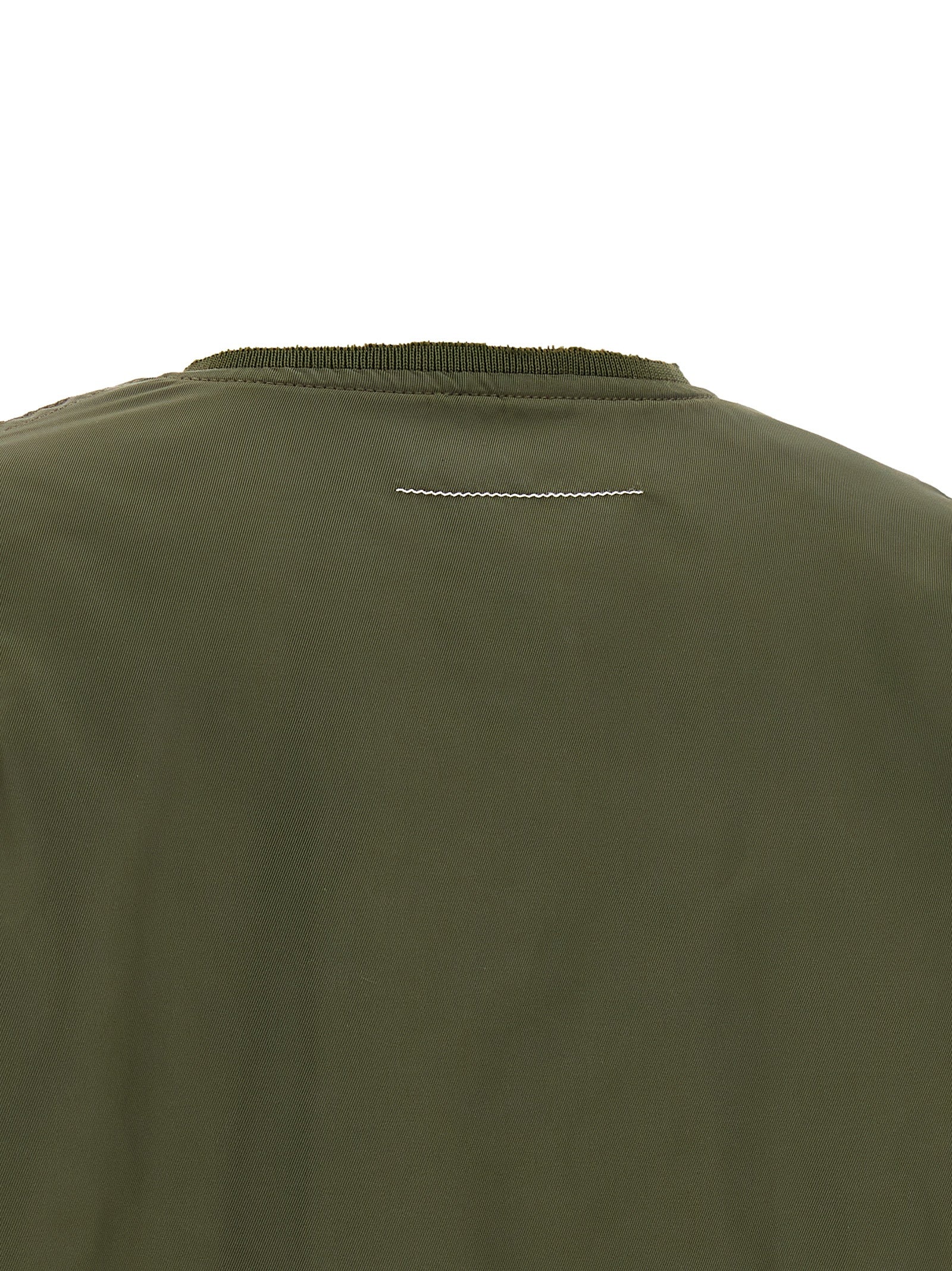 MM6 Maison Margiela Zweifarbige Polyamid-Bomberjacke