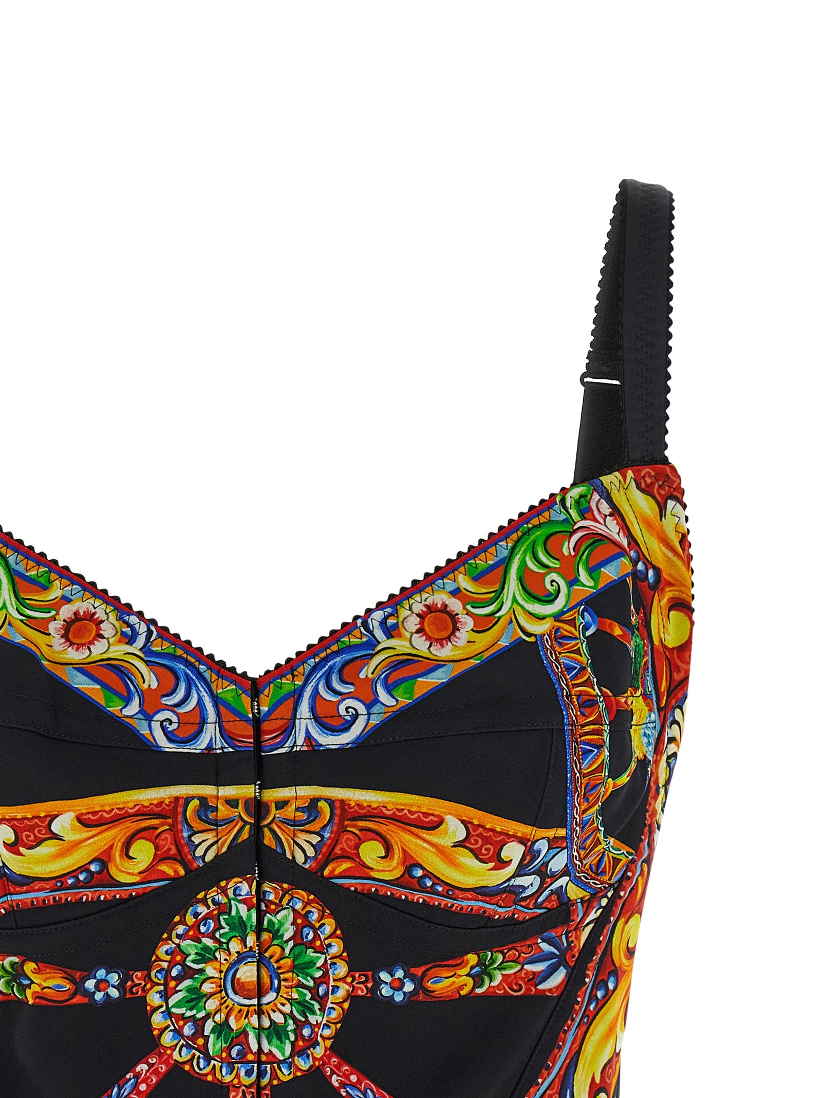 Dolce & Gabbana Mehrfarbige Seiden-Tanktops