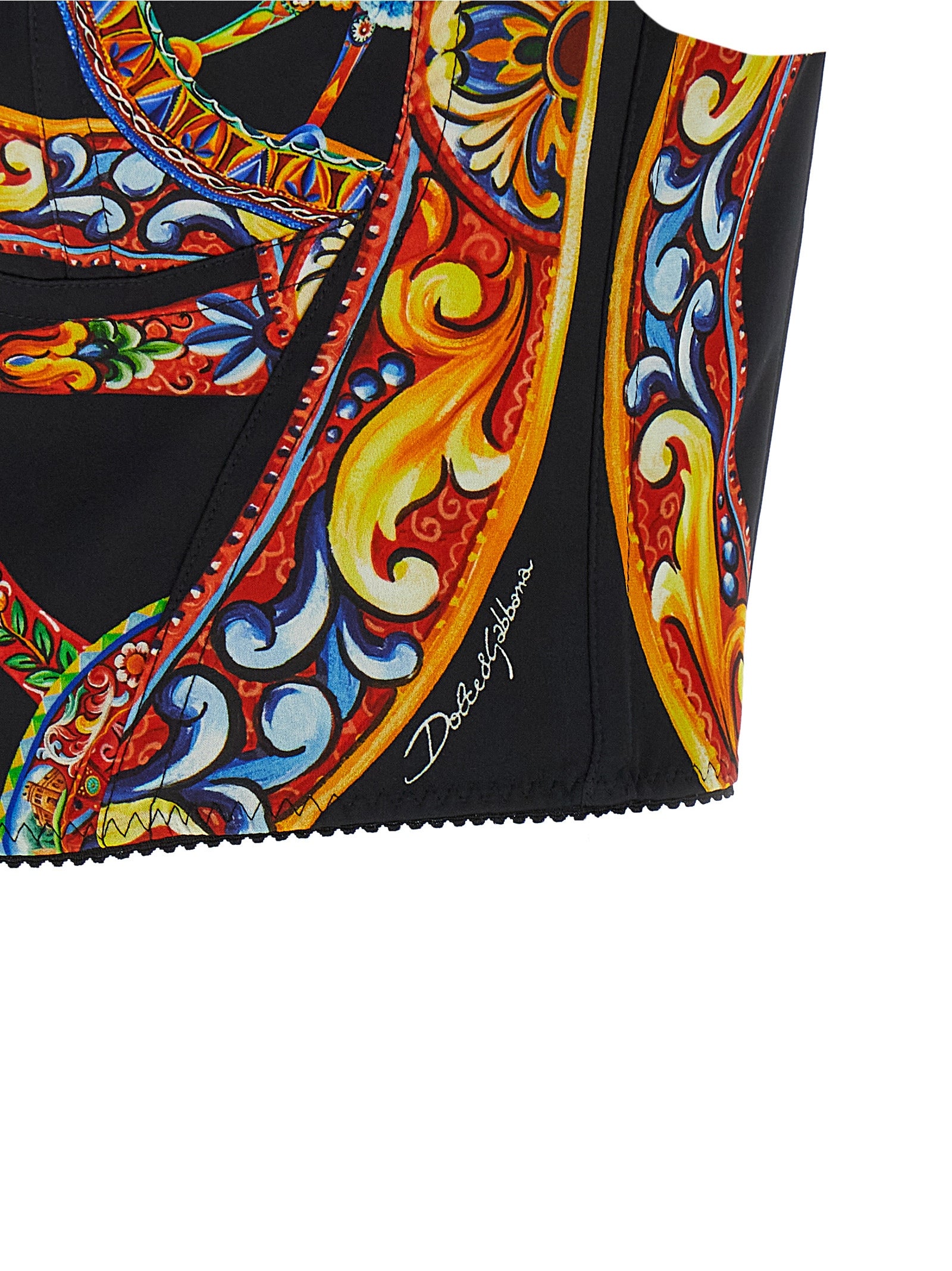 Dolce & Gabbana Mehrfarbige Seiden-Tanktops