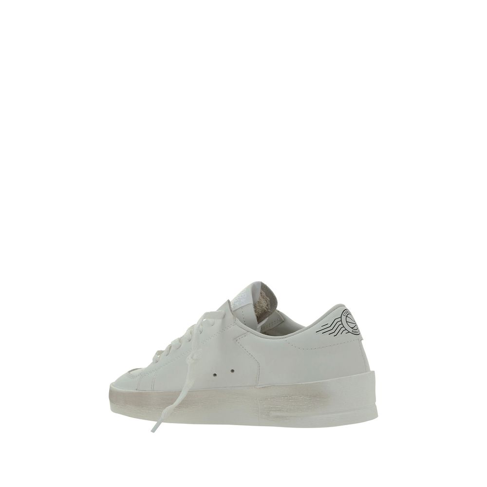 Golden Goose Weiße Sneaker aus Ziegenleder