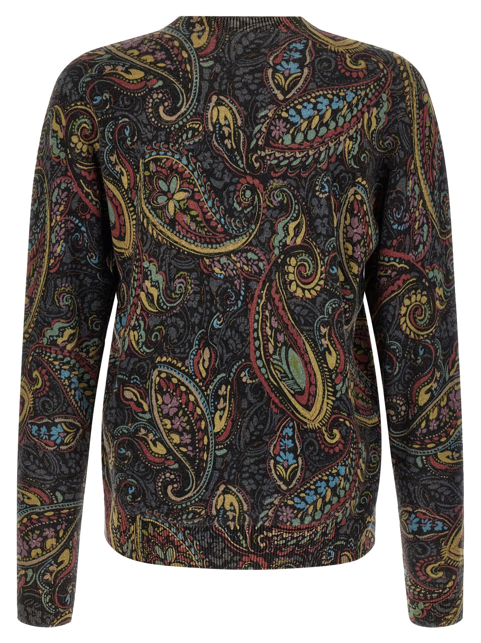 Etro Mehrfarbige Wollstrickjacke