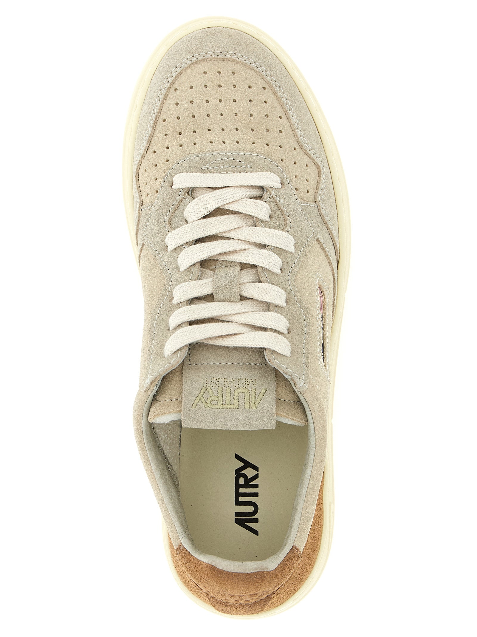 Autry Mehrfarbige Wildleder-Sneaker im Athletic-Look