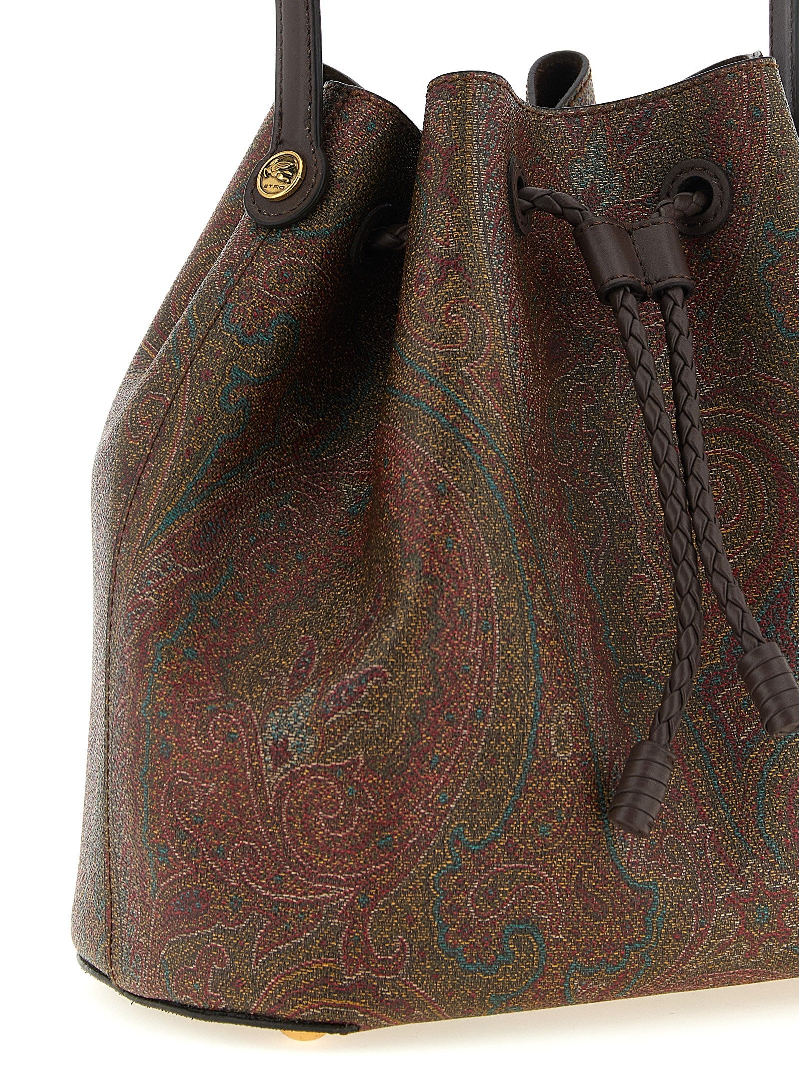 Etro Braune Baumwolltasche