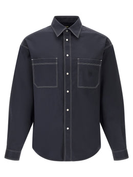 Fendi Blaue Baumwollbluse
