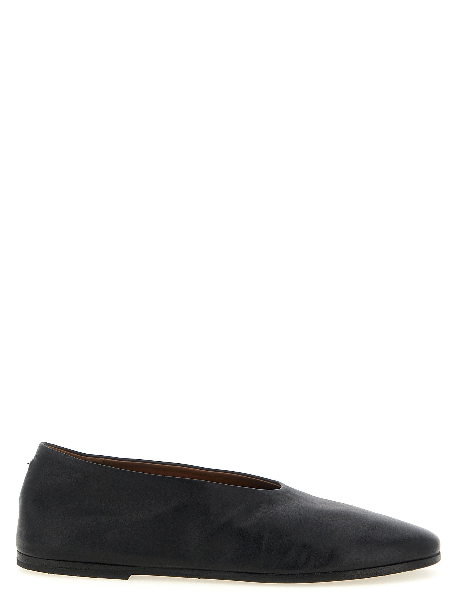 Marsell Schwarze Ballerinas aus Kalbsleder