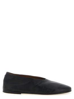 Marsell Schwarze Ballerinas aus Kalbsleder
