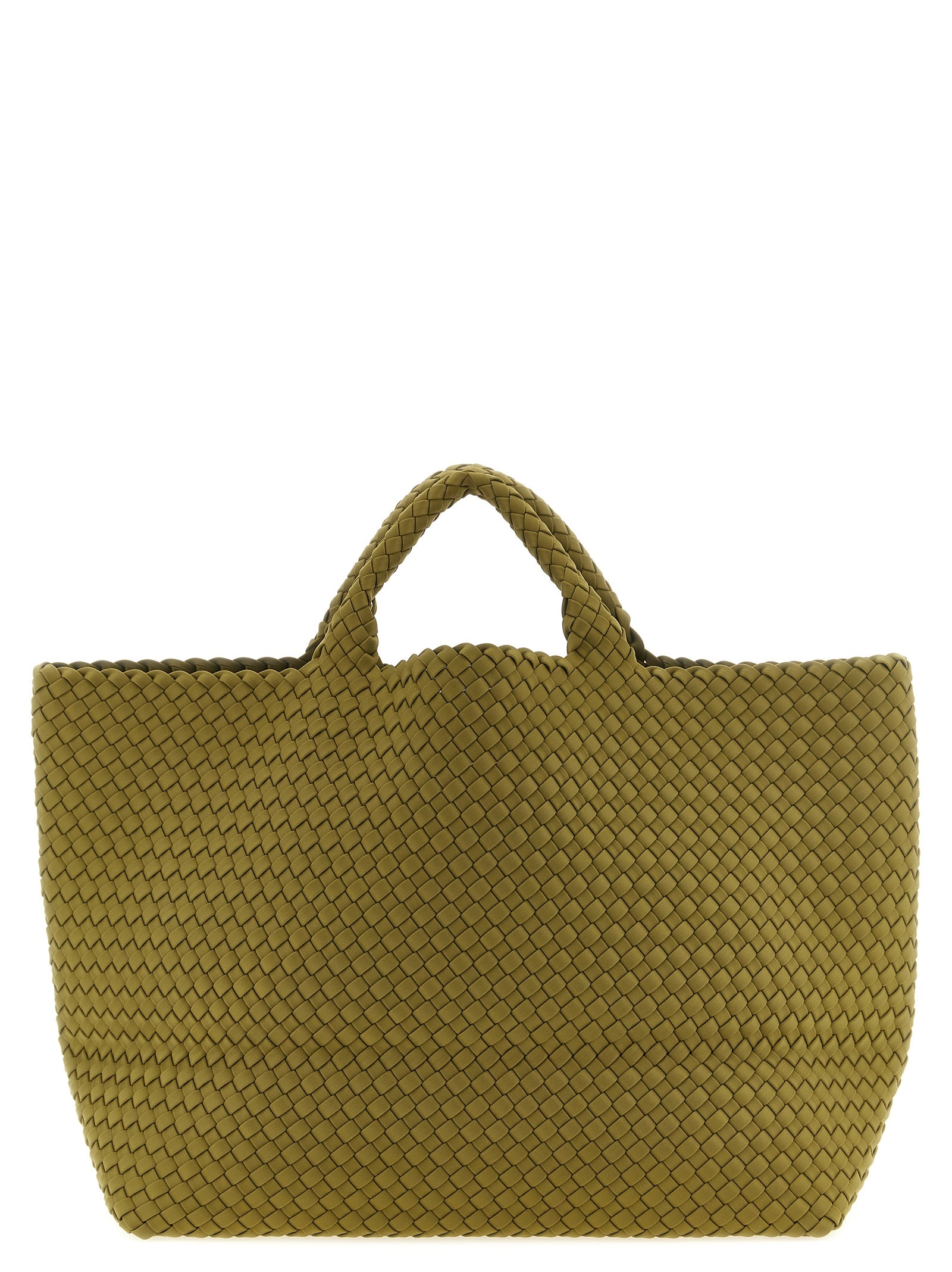 NAGHEDI Grüne Nylon Handtasche