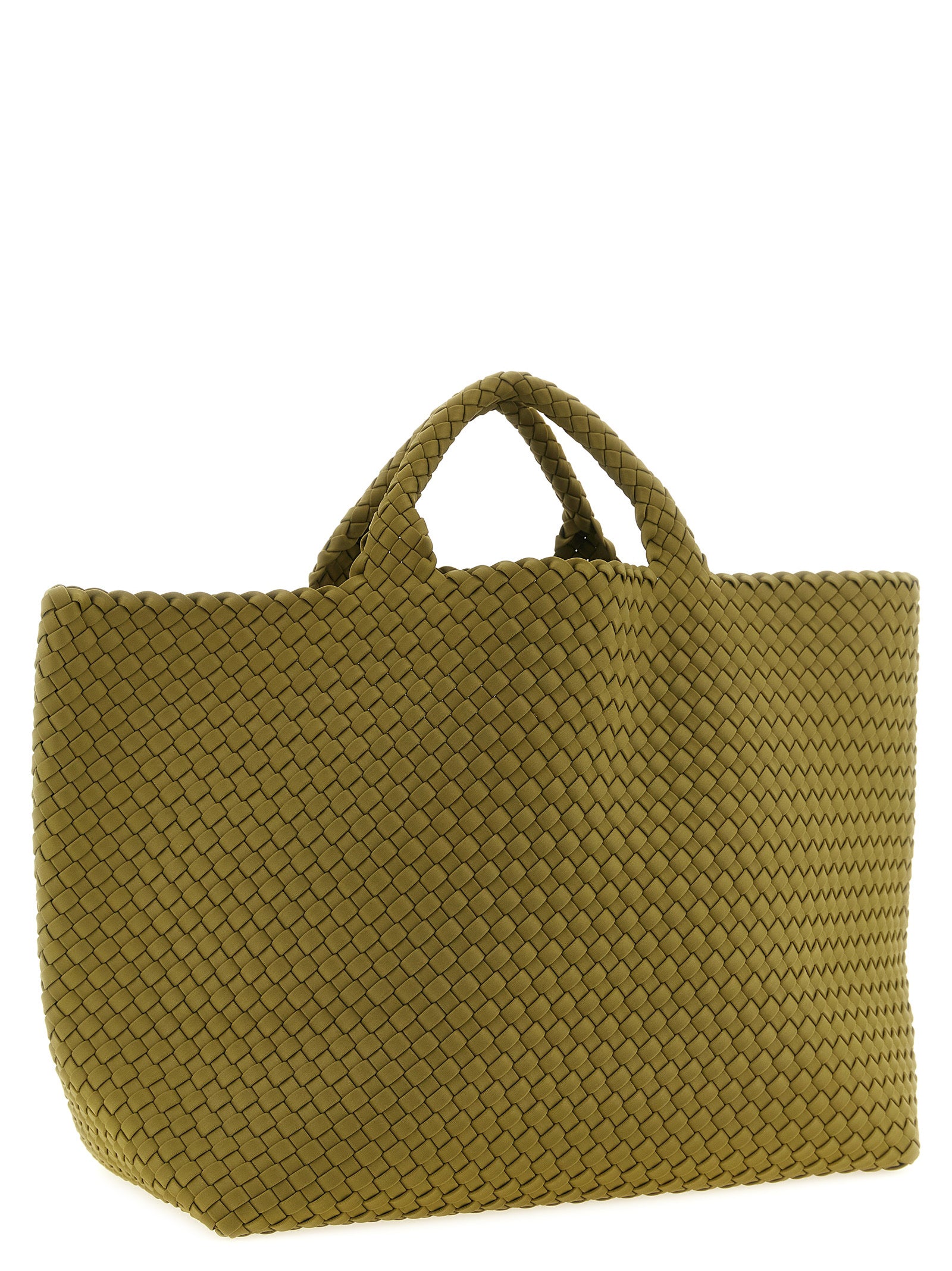 NAGHEDI Grüne Nylon Handtasche