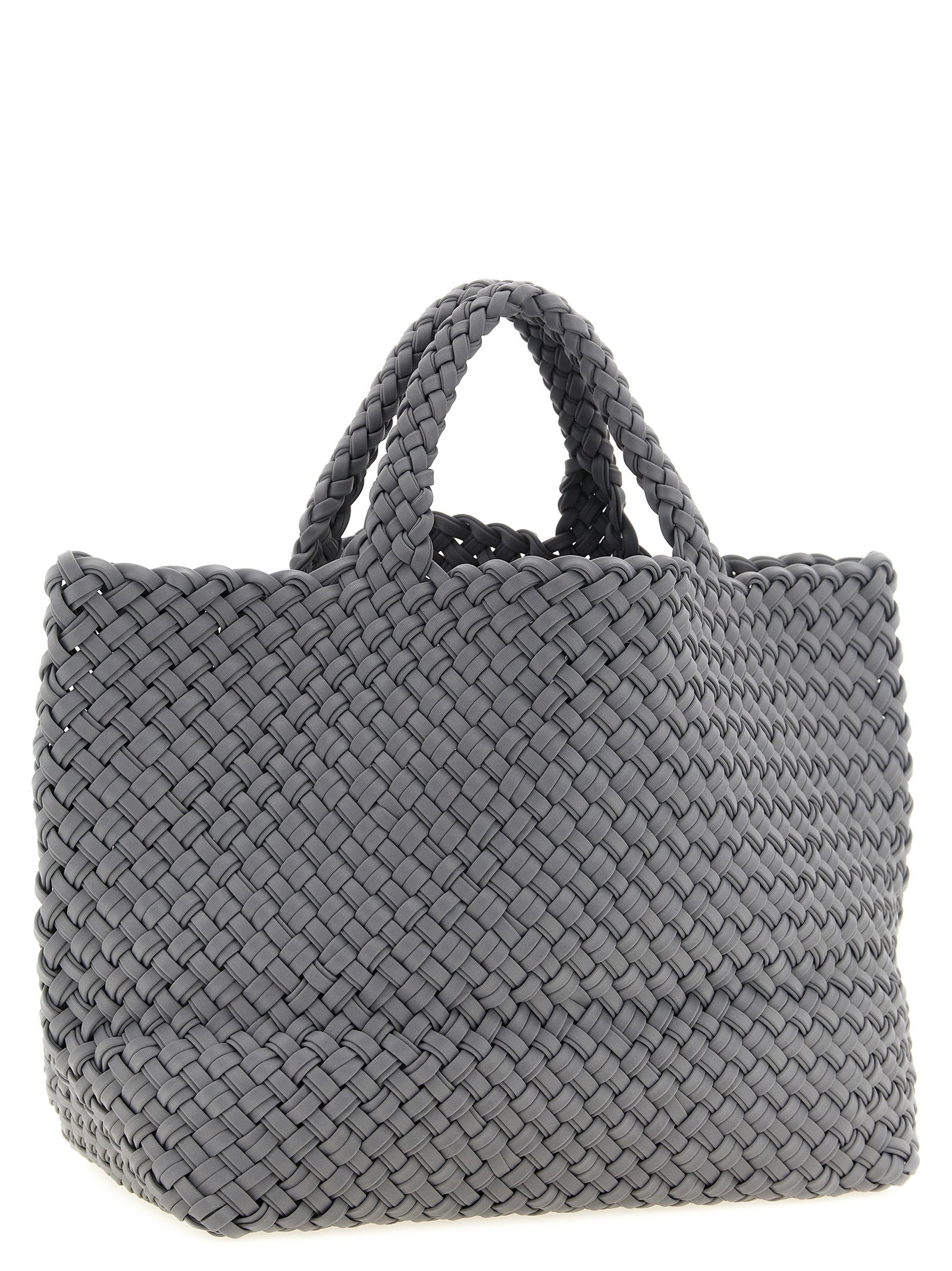 NAGHEDI Graue Nylon-Tragetasche