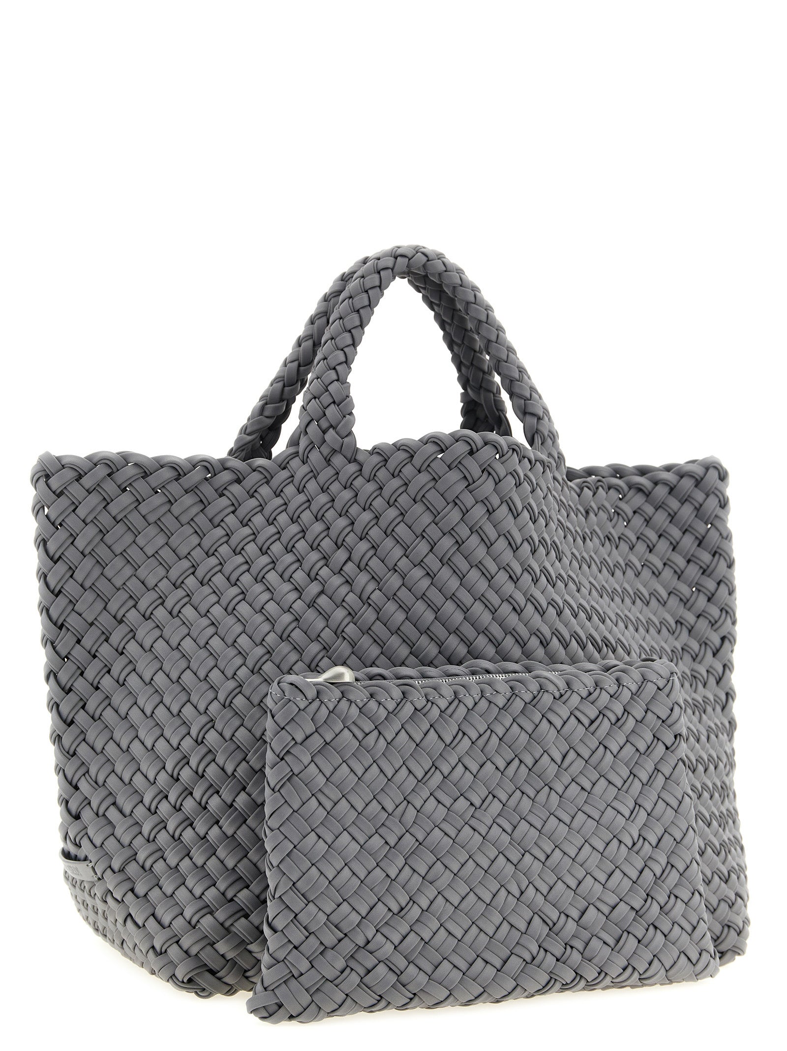 NAGHEDI Graue Nylon-Tragetasche