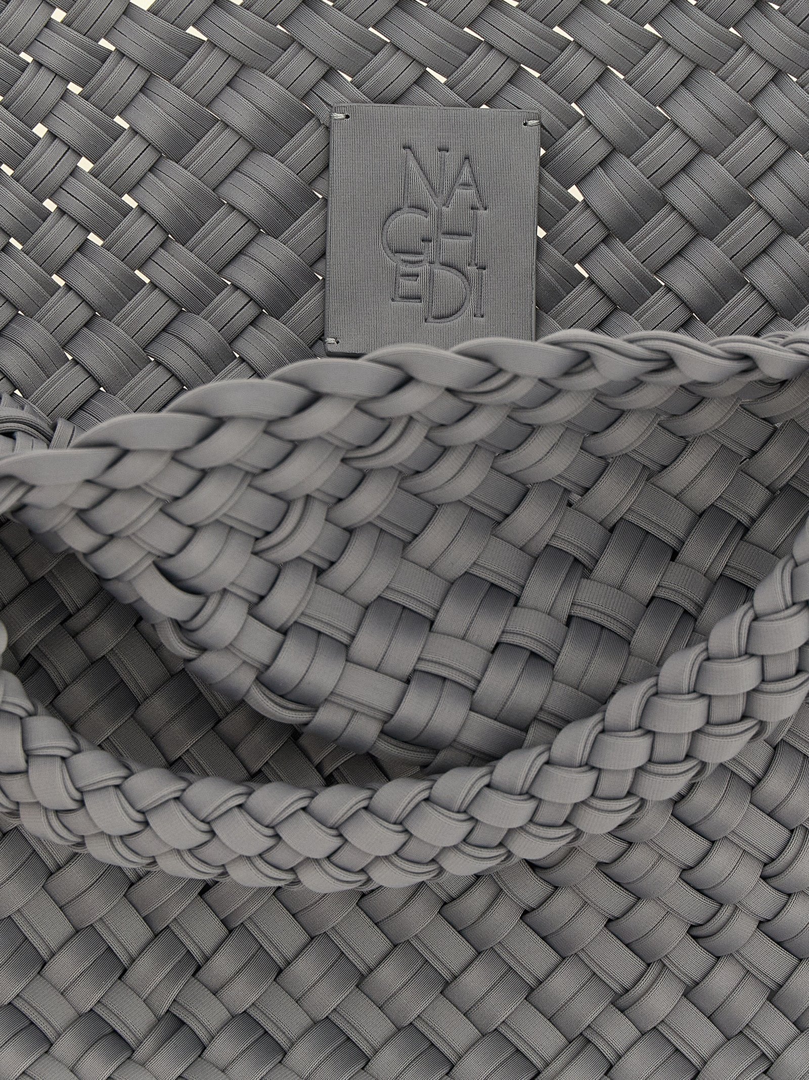 NAGHEDI Graue Nylon-Tragetasche